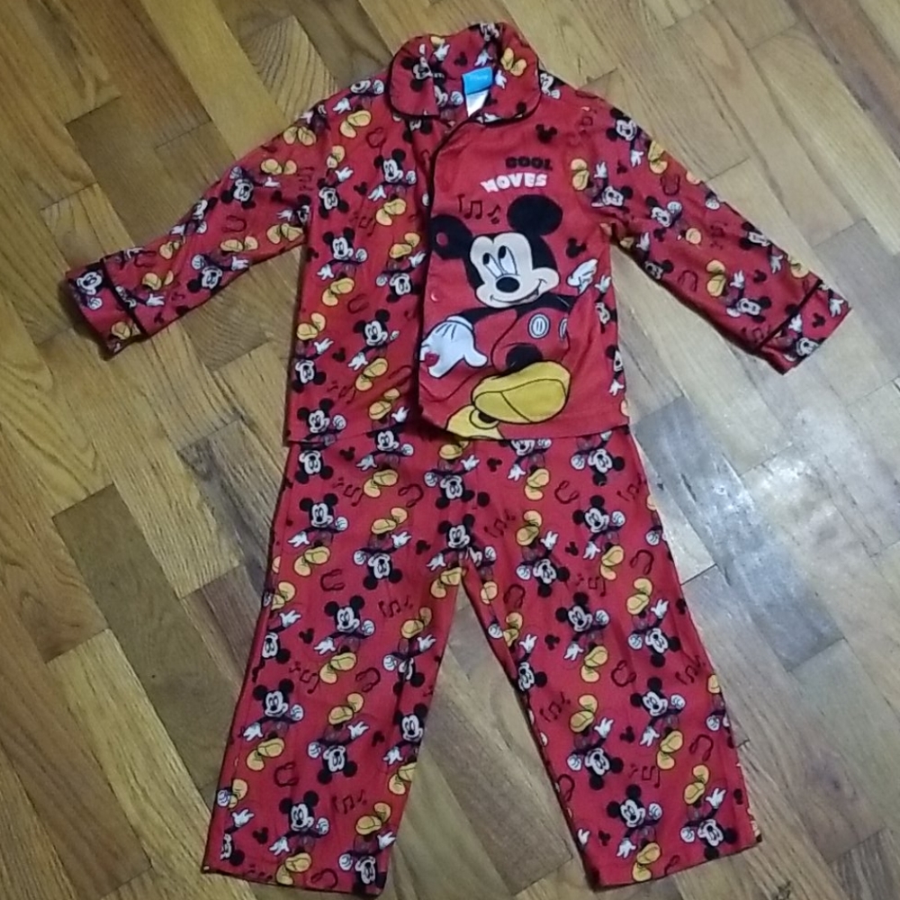 Fleece mickey mouse pjs
